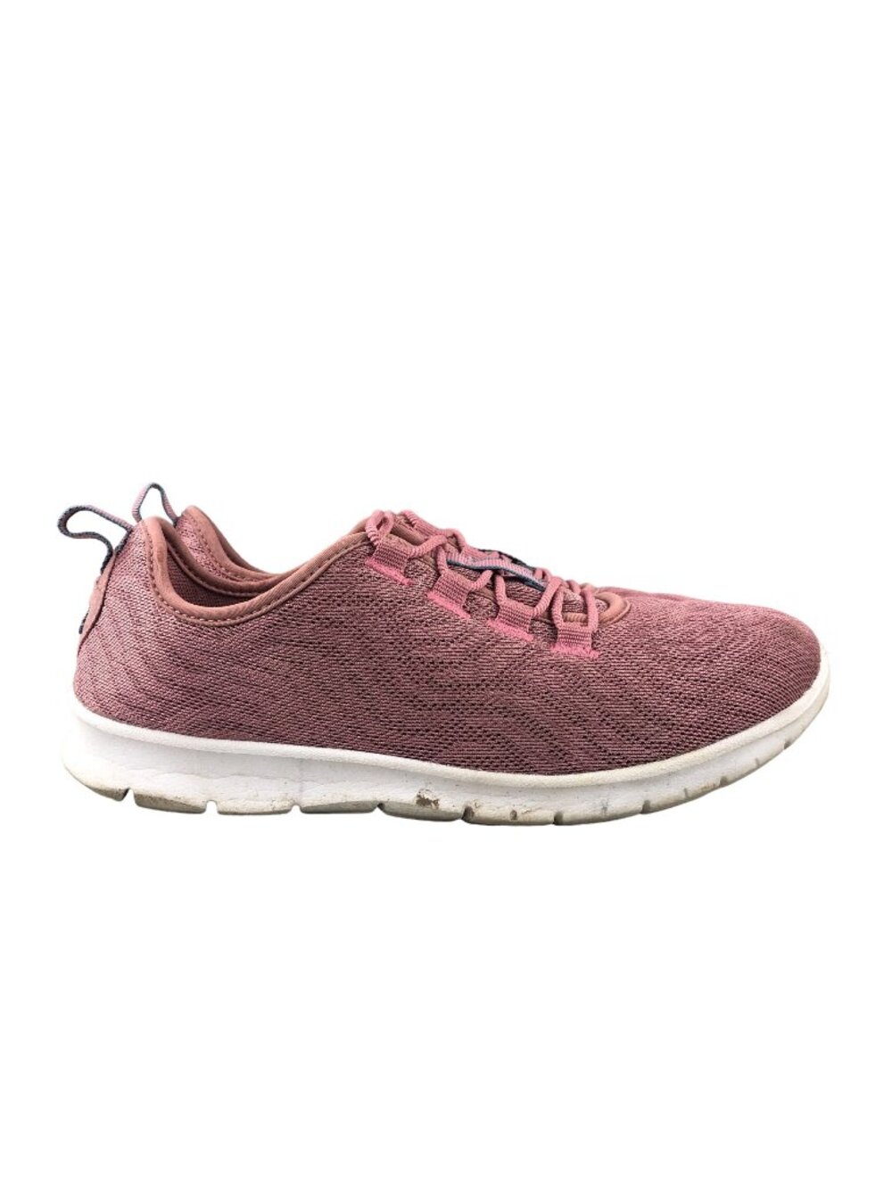 Clarks Women's Size 7W WIDE Step Allena Go Mauve Pink Mesh Lace-Up Running Shoes